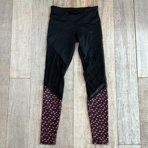 ONZIE Flamingo Mesh Leggings Size S